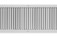 Rejillas de ventilación fabricadas en chapa de acero con lamas verticales regulables de manera individual