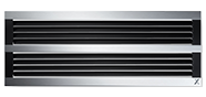 Rejillas de ventilación de aluminio de alta calidad - también con posibilidad de disposición horizontal continua